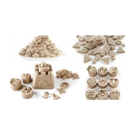 2,5 Kg Kinetik Kum Oyun Kumu Sihirli Kum Naturel Renk