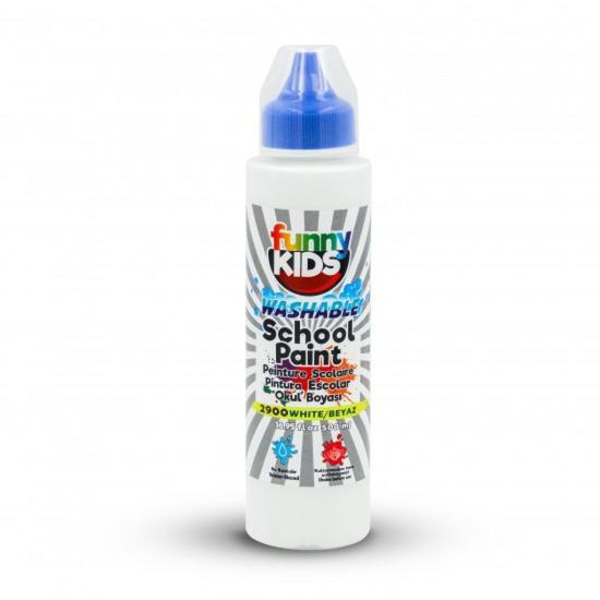 Funny Kids (Washable) Yıkanabilir Okul Boyası 500ml - Beyaz