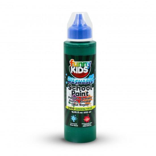 Funny Kids (Washable) Yıkanabilir Okul Boyası 500ml - Yeşil