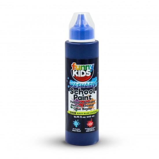 Funny Kids (Washable) Yıkanabilir Okul Boyası 500ml - Lacivert