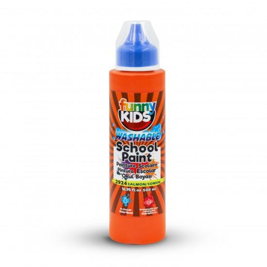 Funny Kids (Washable) Yıkanabilir Okul Boyası 500ml - SOmon