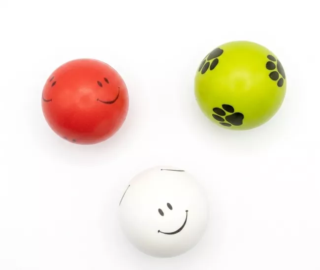 3’lü Küçük Plastik Gülücüklü Top Seti  