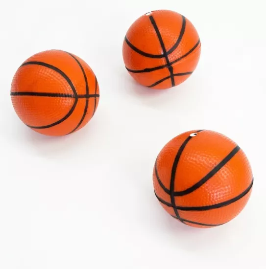  3’lü Küçük Top Basketbol Topu Plastik Top