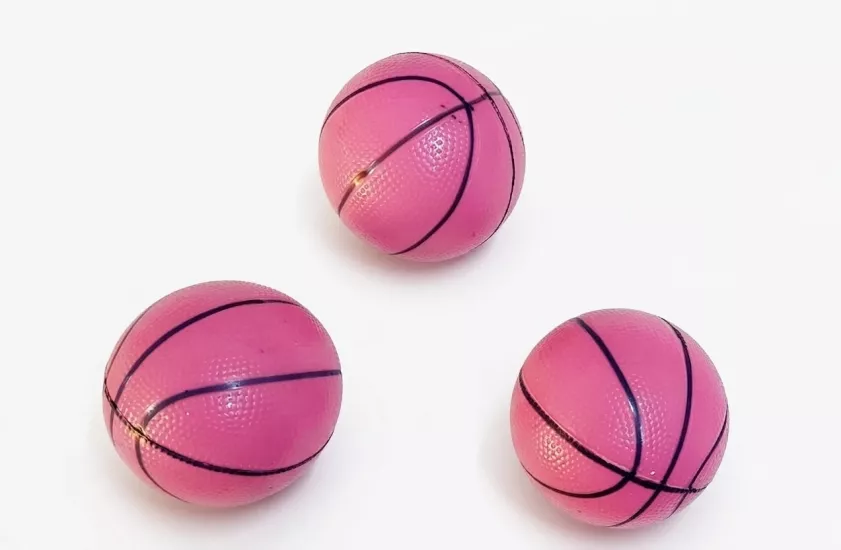  3’lü Küçük Top Basketbol Topu Plastik Top