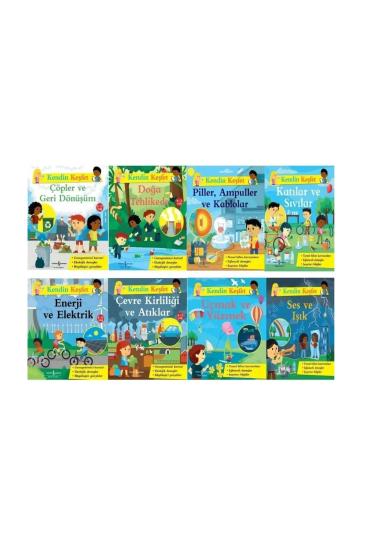 Kendin Keşfet Seti - Etkinlik Ve Deneyler / 8 Kitap Set