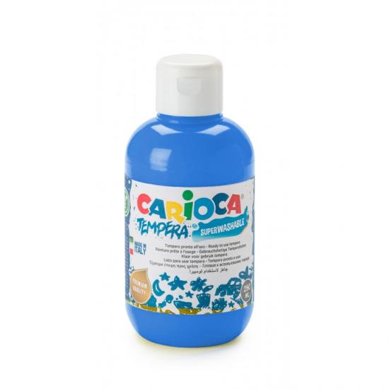 Carioca Tempera Suluboya Süper Yıkanabilir Parmak Boya Mavi 250 ML