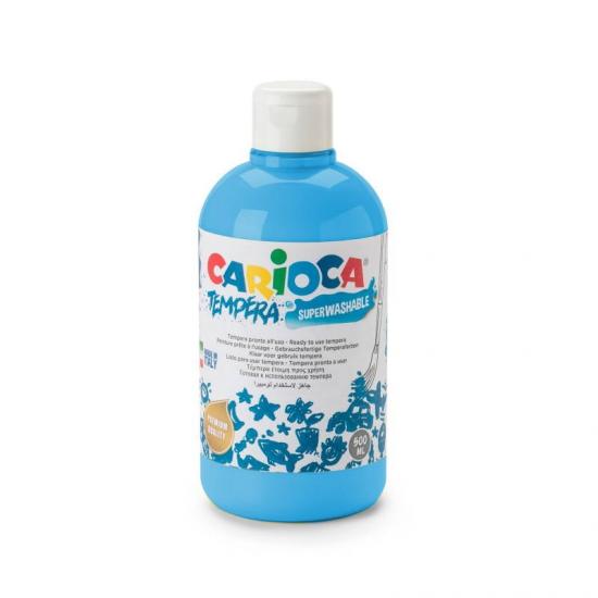 Tempera Suluboya Süper Yıkanabilir Parmak Boya Açık Mavi 500 Ml