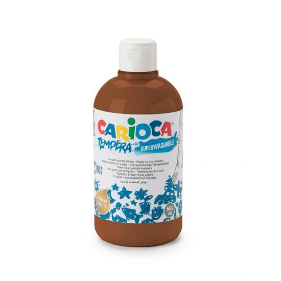 Carioca Tempera Suluboya Süper Yıkanabilir Parmak Boya Kahverengi 500 ML