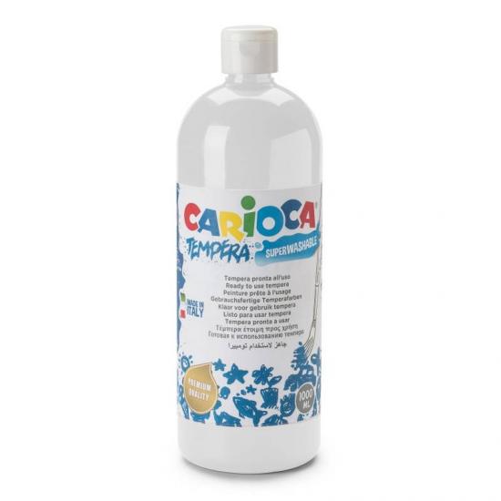 Tempera Suluboya Süper Yıkanabilir Parmak Boya Beyaz 1000 ML