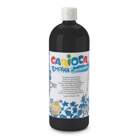 Tempera Suluboya Süper Yıkanabilir Parmak Boya Siyah 1000 ML
