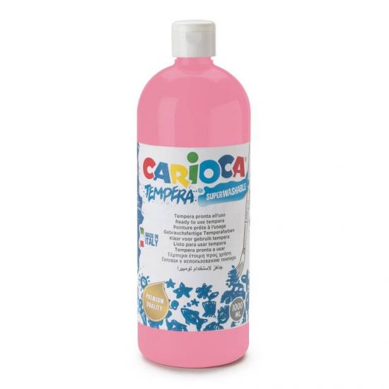 Tempera Suluboya Süper Yıkanabilir Parmak Boya Pembe 1000 ML