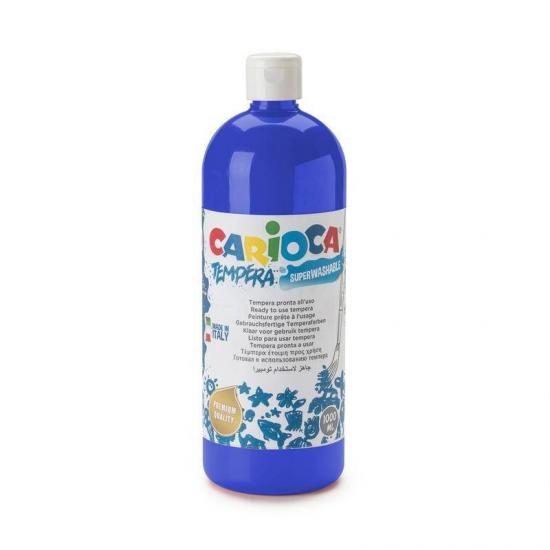 Tempera Suluboya Süper Yıkanabilir Parmak Boya Koyu Mavi 1000 ML