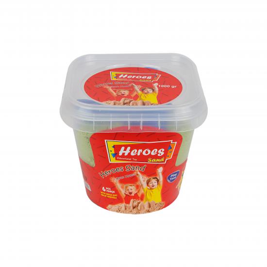 Kovalı 1000 Gr Kinetik Kum + 6 Adet Kinetik Kum Kalıbı Hediye