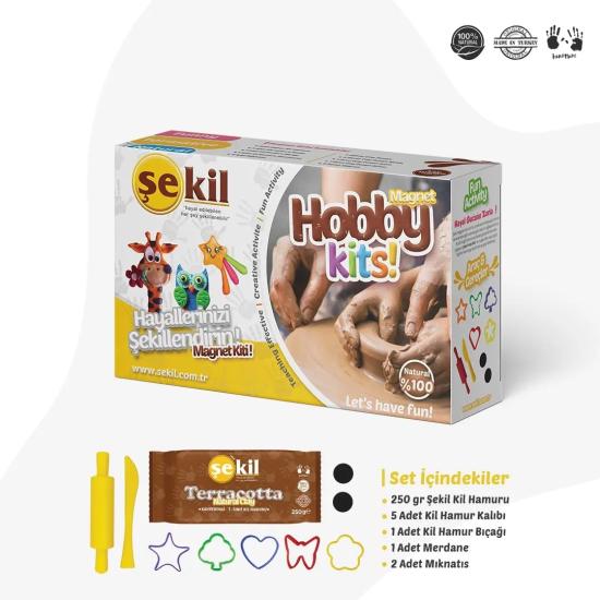 Seramik Kil Hamuru Magnet Kiti Seti