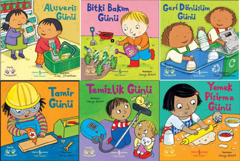 İş Kültür Yayınları Minik Yardımcılar Serisi 6 Kitap