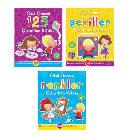 Okul Öncesi Şekiller, Renkler, 123 Etkinlik Kitabı