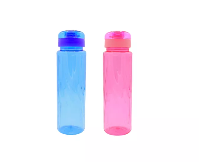 SPORTIVE POLİCARBON Büyük Matara ( 750 ML) - 1 Adet Pembe - 1 Adet Mavi