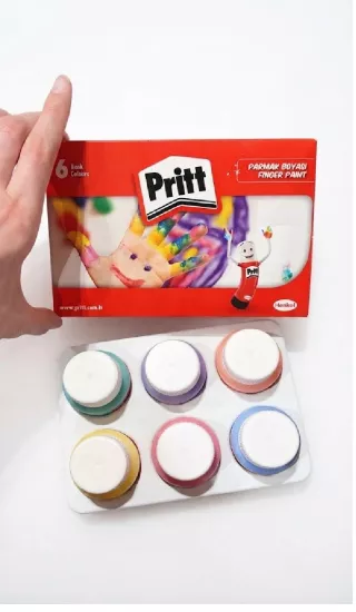 Pritt Parmak Boyası 30 ML 6 Renk 