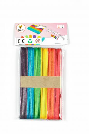 Ahşap Çubuk, Muayene Çubuğu, Dil ve Etkinlik Çubuğu 15 cm 50’li