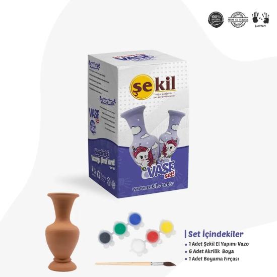 Seramik Kil Hamuru Vazo Boyama Seti
