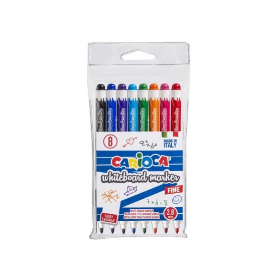 Carioca Beyaz Tahta Kalemi 8 Renk 2.8 mm