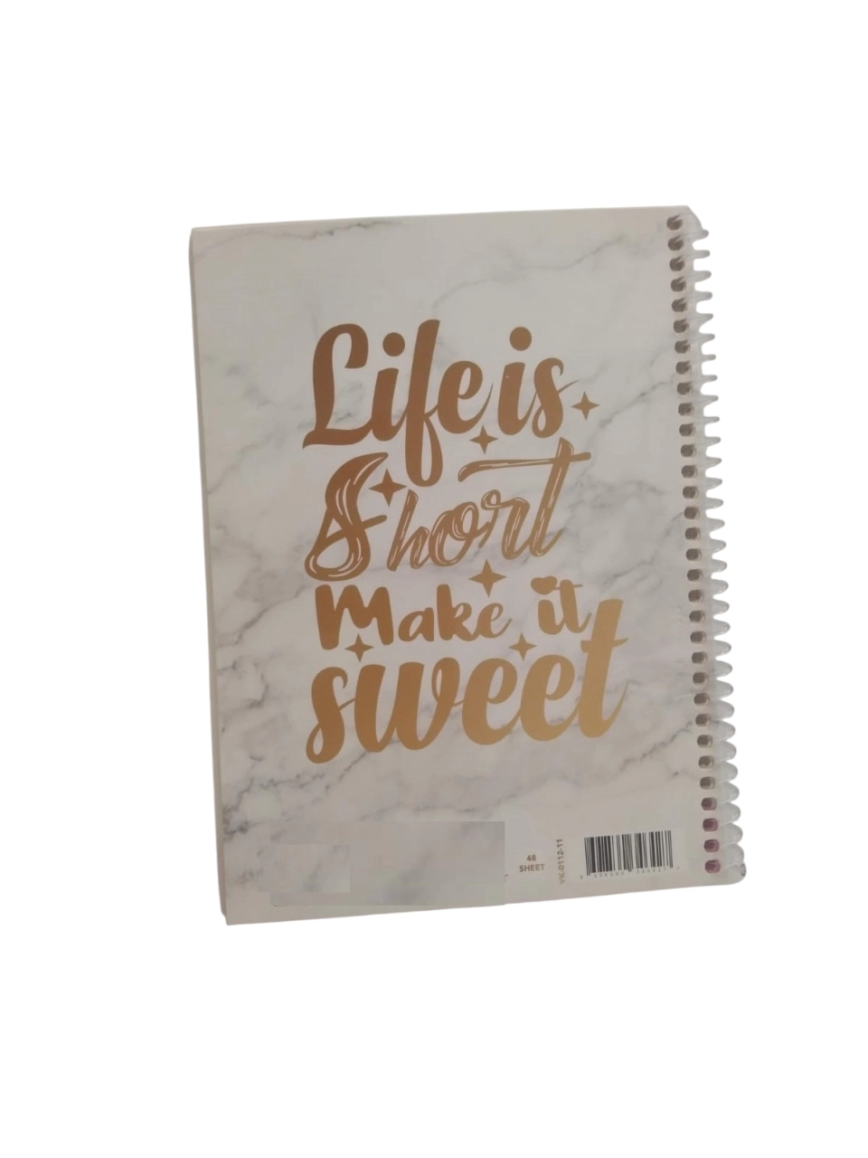 A5 Boy Simli Ve Sulu Şeffaf Kalemlikli Defter 