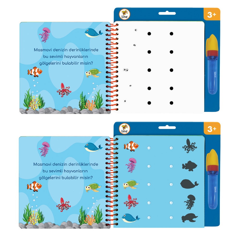 Lino Aqua Magic Book Oyunlar ( Sihirli Boyama Kitabı)
