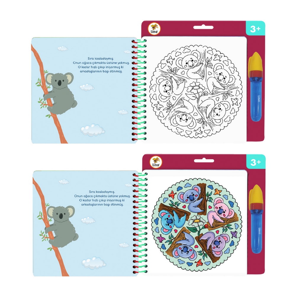 Aqua Magic Sihirli Boyama Kitabı Mandala - Oyunlar - Eğlenelim Öğrenelim