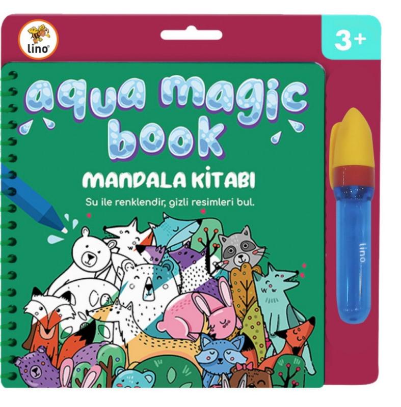 Aqua Magic Sihirli Boyama Kitabı Mandala - Oyunlar - Eğlenelim Öğrenelim