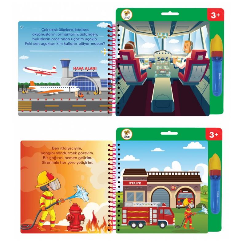 Lino Aqua Magic Book Araçlar ( Sihirli Boyama Kitabı)