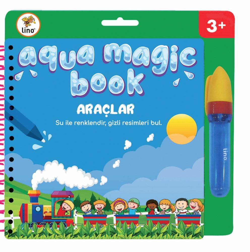 Aqua Magic Sihirli Boyama Kitabı Kıtalar - Mevsimler - Araçlar