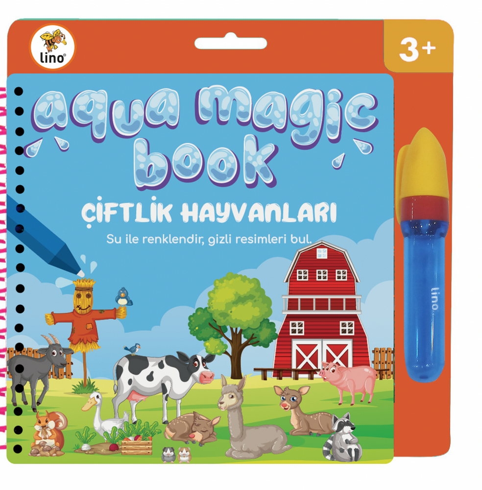 Aqua Magic Sihirli Boyama Kitabı Hayvanlar ve Çiftlik